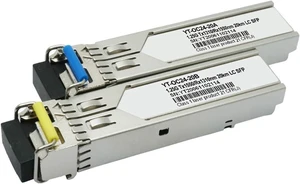 Sfp SFP-1G-BXD-20 Compatible 1000BASE-BX 1.25g SFP Tx1310nm/Rx1550nm 20km LC Transceiver Module rectional(1Pair 20KM) Sfp SFP-1G-BXD-20 Compatible 1000BASE-BX 1.25g SFP Tx1310nm/Rx1550nm 20km LC Transceiver Module rectional(1Pair 20KM)
