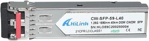 Dual LC 1.25G 1590nm 40km CWDM SFP Transceiver with DOM Function Dual LC 1.25G 1590nm 40km CWDM SFP Transceiver with DOM Function