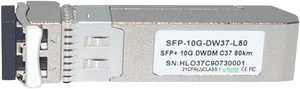 Fiber Transceiver SMF DWDM LC Connector SFP-10G-DW37-80 10G CH37 1547.72nm 80km Fiber Transceiver SMF DWDM LC Connector SFP-10G-DW37-80 10G CH37 1547.72nm 80km