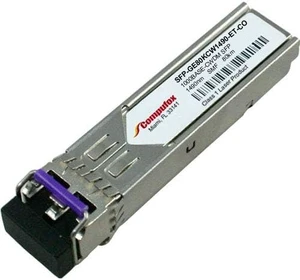 SFP-GE80KCW1490-ET - Juniper Compatible 1000BASE-LX CWDM SFP 1491 nm 80km SMF transceiver SFP-GE80KCW1490-ET - Juniper Compatible 1000BASE-LX CWDM SFP 1491 nm 80km SMF transceiver