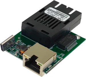 Gigabit SC Fiber Media Converter PCBA 10pcs, Single Mode 20km Gigabit SC Fiber Media Converter PCBA 10pcs, Single Mode 20km