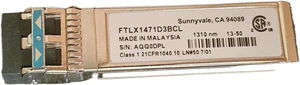 Lr 10gb sfp Module FTLX1471D3BCL LR 10G 1310NM 10KM sfp Sfp+ Single Mode/10g Optical transceiver Lr 10gb sfp Module FTLX1471D3BCL LR 10G 1310NM 10KM sfp Sfp+ Single Mode/10g Optical transceiver