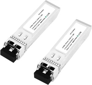 10G SFP+ Fiber Optical Transceiver Module 850nm 300M Multi-Mode Duplex LC 10 Gigabit SFP DDM(2PC 10G 850nm 300M) 10G SFP+ Fiber Optical Transceiver Module 850nm 300M Multi-Mode Duplex LC 10 Gigabit SFP DDM(2PC 10G 850nm 300M)