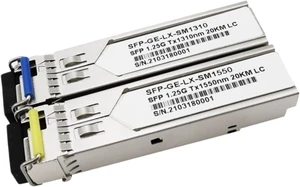 1.25G SFP Fiber Optical Transceiver Module LC 20km Simplex Gigabit SFP 1.25G SFP Fiber Optical Transceiver Module LC 20km Simplex Gigabit SFP