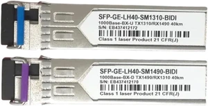 40km Fiber Optic SFP Transceiver Module Gigabit LC 1310nm/1550nm 1.25G Simplex Optical Module 40km Fiber Optic SFP Transceiver Module Gigabit LC 1310nm/1550nm 1.25G Simplex Optical Module