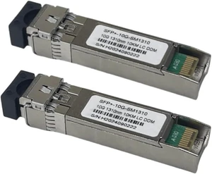 10G SFP+ Fiber Optical Transceiver Module for Single Mode Duplex LC 1310nm SFP Module 10/20KM(2Pc 10G 10km 1310nm) 10G SFP+ Fiber Optical Transceiver Module for Single Mode Duplex LC 1310nm SFP Module 10/20KM(2Pc 10G 10km 1310nm)