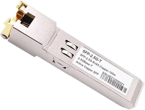 10G SFP+ Fiber 2.5G Copper SFP Modules Optical Port Turn to RJ45 Ethernet Port Switch Gigabit Transceiver Module(2.5G 1PCS) 10G SFP+ Fiber 2.5G Copper SFP Modules Optical Port Turn to RJ45 Ethernet Port Switch Gigabit Transceiver Module(2.5G 1PCS)