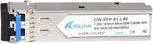 Dual LC 1.25G 1510nm 80km CWDM SFP Transceiver with DOM Function Dual LC 1.25G 1510nm 80km CWDM SFP Transceiver with DOM Function