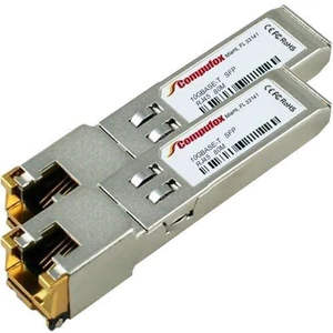 10GBASE-T SFP+ Transceiver (Copper, 80m, RJ-45) for Mikrotik, Ubiquiti, Fortinet, Netgear, D-Link, Juniper, and More. (2 Pack) 10GBASE-T SFP+ Transceiver (Copper, 80m, RJ-45) for Mikrotik, Ubiquiti, Fortinet, Netgear, D-Link, Juniper, and More. (2 Pack)