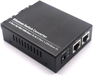1PCS Gigabit Single-Mode Single Fiber Optical Fiber transceiver 2 Optical 2 Electrical SC Interface Converter for Video Surveillance 20km 1PCS Gigabit Single-Mode Single Fiber Optical Fiber transceiver 2 Optical 2 Electrical SC Interface Converter for Video Surveillance 20km