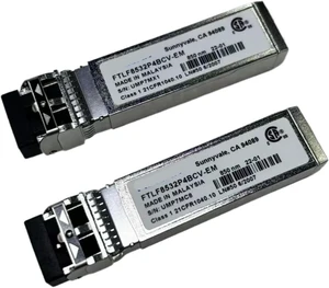 1PCS 32g sfp Fiber Module FTLF8532P4BCV-EM/850nm 32g Multimode Dual Fiber Transceiver Module 1PCS 32g sfp Fiber Module FTLF8532P4BCV-EM/850nm 32g Multimode Dual Fiber Transceiver Module