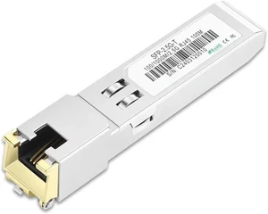 Fiber SFP Transceiver Module 2.5G RJ45 Port 100M Optical Ethernet Switch Compatible SFP Copper Module(5PCS) Fiber SFP Transceiver Module 2.5G RJ45 Port 100M Optical Ethernet Switch Compatible SFP Copper Module(5PCS)