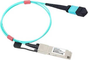 1PCS QSFP28 100G Active Cable QSFP28 to MPO Fiber Optic Cable Suitable for Switch 1PCS QSFP28 100G Active Cable QSFP28 to MPO Fiber Optic Cable Suitable for Switch