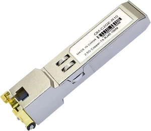 2.5G 10G RJ45 Copper SFP Module 2.5GBase-Tx Ethernet Fiber Optic FTTH(2.5G RJ45 Module) 2.5G 10G RJ45 Copper SFP Module 2.5GBase-Tx Ethernet Fiber Optic FTTH(2.5G RJ45 Module)