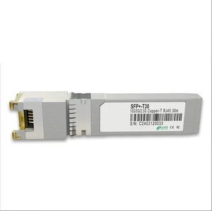 RJ45 SFP Copper Module 10G 02314PHV Compatible 10GBASE-T SFP+ Copper 30m RJ-45 Transceiver Module(1pcs-30M) RJ45 SFP Copper Module 10G 02314PHV Compatible 10GBASE-T SFP+ Copper 30m RJ-45 Transceiver Module(1pcs-30M)