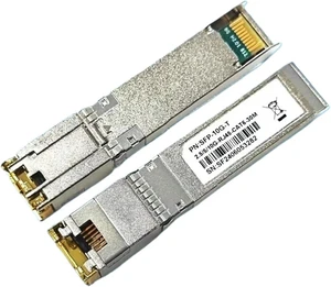 10GBase-T SFP+ to RJ-45 Transceiver, 2.5G 5Gbe SFP+ Copper Ethernet CAT6a Module, up to 30-Meter, for SFP-10G-T(10G-30m - 3PCS) 10GBase-T SFP+ to RJ-45 Transceiver, 2.5G 5Gbe SFP+ Copper Ethernet CAT6a Module, up to 30-Meter, for SFP-10G-T(10G-30m - 3PCS)
