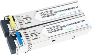 LC Simplex Connector Transceiver SFP Single Mode Single Fiber Optical 1310nm/1550nm Ethernet Compatible with(1 Pair 20KM) LC Simplex Connector Transceiver SFP Single Mode Single Fiber Optical 1310nm/1550nm Ethernet Compatible with(1 Pair 20KM)