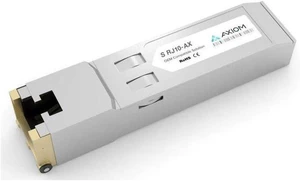Axiom S+RJ10-AX SFP+ transceiver Module (Equivalent to: MikroTik S+RJ10) - 10 GigE - 10GBase-T - RJ-45 - up to 98 ft Axiom S+RJ10-AX SFP+ transceiver Module (Equivalent to: MikroTik S+RJ10) - 10 GigE - 10GBase-T - RJ-45 - up to 98 ft