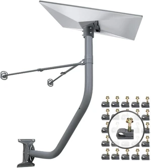 Under Eave Mount KIT Compatible with Starlink Standard 4 and 4X Dish Antenna Under Eave Mount KIT Compatible with Starlink Standard 4 and 4X Dish Antenna