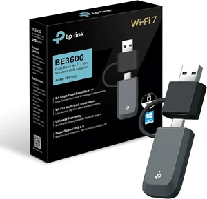 TP-Link Archer TBE230U Wi-Fi 7 WLAN Stick for PC, USB-C/A WLAN Adapter BE3600 Dual Band, MU-MIMO, WPA3, USB 3.0, Only Compatible with Windows 10/11, No 6GHz Support, Not for Linux/Android TP-Link Archer TBE230U Wi-Fi 7 WLAN Stick for PC, USB-C/A WLAN Adapter BE3600 Dual Band, MU-MIMO, WPA3, USB 3.0, Only Compatible with Windows 10/11, No 6GHz Support, Not for Linux/Android