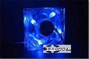 A8025-18CB-5BN-L1 A8025-19RB-3AN-PI Cooler Master 12V 8025 8cm fan luminous LED power supply chassis fan silent fan 3-pin speed measurement