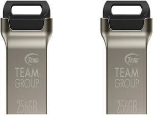 2 x Team 256GB C162 USB 3.2 Gen 1 Flash Drive (TC1623256GB01)