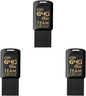 3 x Team C171 64GB USB 2.0 Flash Drive