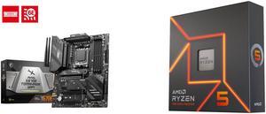 AMD Ryzen 5 7600X 4.7 GHz and GIGABYTE B650 AORUS ELITE AX ATX