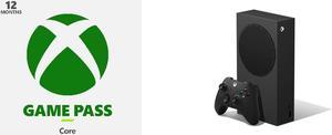 Xbox 12 Month Game Pass Core  US Registered Account Only Email Delivery and Xbox Series S  1TB