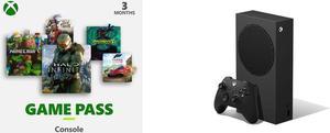 Xbox Game Pass for Xbox Console  3 Months Digital Code and Xbox Series S  1TB