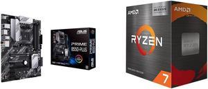 ASUS PRIME B550PLUS AM4 ATX AMD Motherboard and AMD Ryzen 7 5700X3D  Ryzen 7 5000 Series 8Core 30 GHz Socket AM4 105W None Integrated Graphics Processor  100100001503WOF