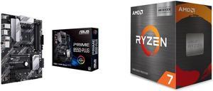 ASUS PRIME B550PLUS AM4 ATX AMD Motherboard and AMD Ryzen 7 5800X3D  Ryzen 7 5000 Series 8Core 34 GHz Socket AM4 105W None Integrated Graphics Desktop Processor  100100000651WOF