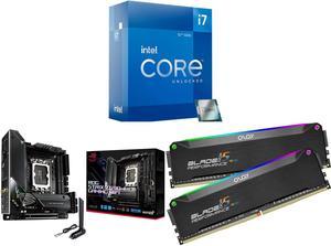 [Bundle] Intel Core i7-12700K and ASUS ROG Strix Z690-I Gaming and OLOy Blade RGB 32GB (2 x 16GB) DDR5 6000 - $374 on Newegg