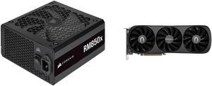 CORSAIR RMx Series (2021) RM850x CP-9020200-NA 850 W Power Supply and ZOTAC GAMING GeForce RTX 4080 SUPER AMP DLSS 3 16GB GDDR6X 256-bit 23 Gbps PCIE 4.0 Gaming Graphics Card IceStorm 2.0 Advanced Cooling SPECTRA RGB Lighting ZT-D40820F-10P