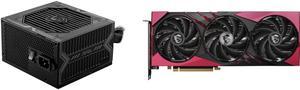 MSI MAG A750BN PCIE5 750W 80 PLUS BRONZE Certified Power Supply and MSI Gaming GeForce RTX 4070 SUPER Video Card RTX 4070 SUPER 12G GAMING X SLIM MLG
