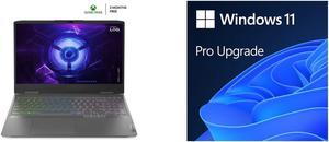 Lenovo 82XV00LFUS Gaming Laptop Intel Core i513420H 210 GHz 156 Windows 11 Home 64bit and Microsoft Windows 11 Pro Upgrade from Home to Pro Digital Download