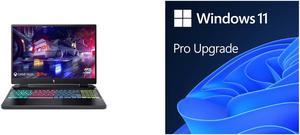 Acer AN1641R5KC Gaming Laptop AMD Ryzen 9 7940HS 400 GHz 16 Windows 11 Home 64bit and Microsoft Windows 11 Pro Upgrade from Home to Pro Digital Download