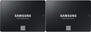 2 x Samsung Electronics 870 EVO 2TB 25 Inch SATA III Internal SSD MZ77E2T0BAM