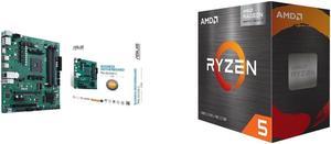 ASUS PRO B550M-C/CSM AM4 Micro ATX AMD Motherboard AMD Ryzen 5 5500GT - Ryzen 5 5000 Series 6-Core 3.6 GHz Socket AM4 65W AMD Radeon Graphics Processor - 100-100001489BOX