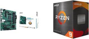 ASUS PRO B550M-C/CSM AM4 Micro ATX AMD Motherboard AMD Ryzen 9 5950X - Ryzen 9 5000 Series Vermeer (Zen 3) 16-Core 3.4 GHz Socket AM4 105W None Integrated Graphics Desktop Processor - 100-100000059WOF