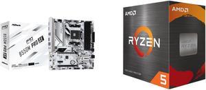 Motherboard CPU Combo -  ASRock B550M Pro SE Bundle with  AMD 100-100000065BOX