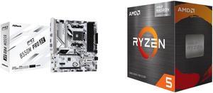 Motherboard CPU Combo -  ASRock B550M Pro SE Bundle with  AMD 100-100001488BOX