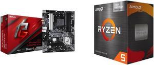 Motherboard CPU Combo -  ASRock B550 PHAN GAM 4 AC Bundle with  AMD 100-100001488BOX