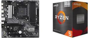 Motherboard CPU Combo -  ASRock B550M PHANTOM GAM 4 Bundle with  AMD 100-100001488BOX