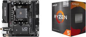 Motherboard CPU Combo -  GIGABYTE A520I AC Bundle with  AMD 100-100001488BOX