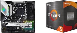 Motherboard CPU Combo -  ASRock B550M STEEL LEGEND Bundle with  AMD 100-100000065BOX