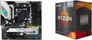 Motherboard CPU Combo -  ASRock B550M STEEL LEGEND Bundle with  AMD 100-100001488BOX