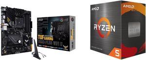 Motherboard CPU Combo -  ASUS TUF GAMING B550-PLUS WIFI II Bundle with  AMD 100-100000065BOX