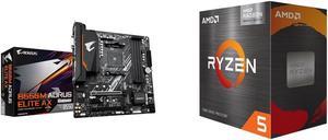 Motherboard CPU Combo -  GIGABYTE B550M AORUS ELITE AX Bundle with  AMD 100-100001488BOX