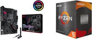 Motherboard CPU Combo -  ASUS ROG STRIX B550-F GAMING WIFI II Bundle with  AMD 100-100000065BOX